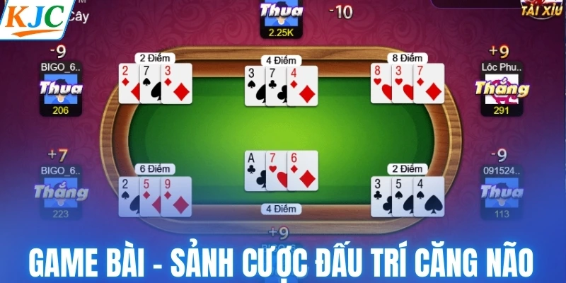 Game bài - Sảnh cược đấu trí căng não